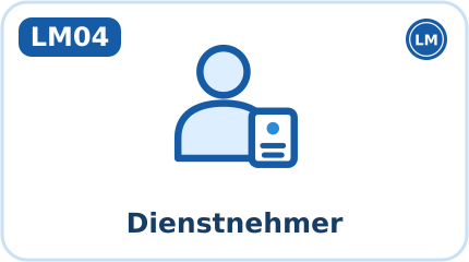 LM04 · Dienstnehmer (Kürzel DN, Aktion: Verwalten)