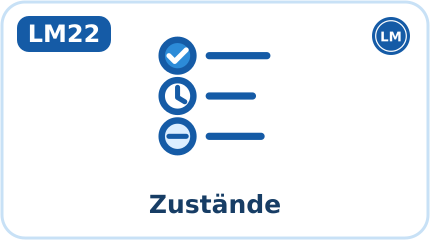 LM22 · Zustände (Kürzel ZST, Aktion: Verwalten)