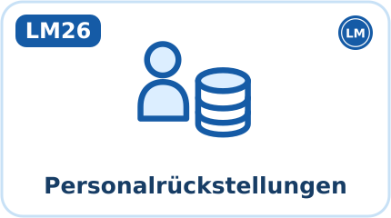 LM26 · Personalrückstellungen (Kürzel PRS, Aktion: Verwalten)