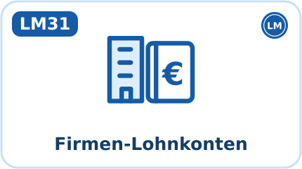 LM31 · Firmen-Lohnkonten (Kürzel FLK, Aktion: Ansehen)